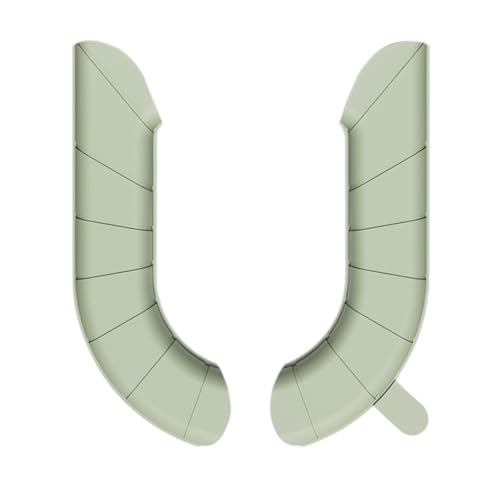 Toilettensitzabdeckung Universal Eva wasserdicht waschbar wiederverwendbares Toilettensitzabdeckungskissen mit Griff für das Haus für Heimhotel Green Alle Saisons (Semi -Wrap) von plplaaoo