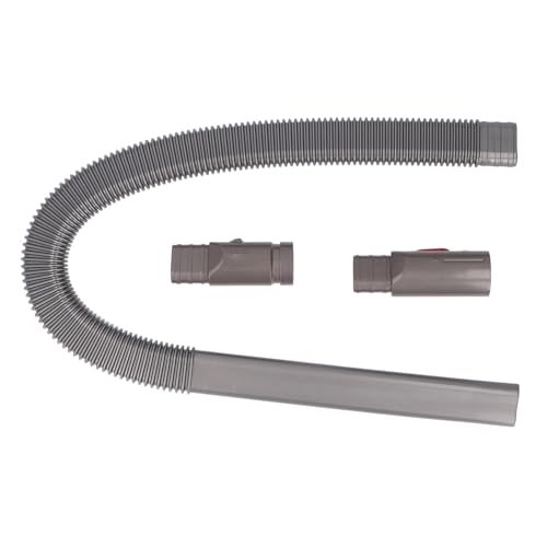 Trockner Lint Vakuumbefestigung Flexibler Trockner -Entlüftungsvakuumschlauch für V6 V7 V8 V10 V11 V12 V15 Trockner -ABS -Material 81 cm Länge 2 Anschlüsse enthalten von plplaaoo