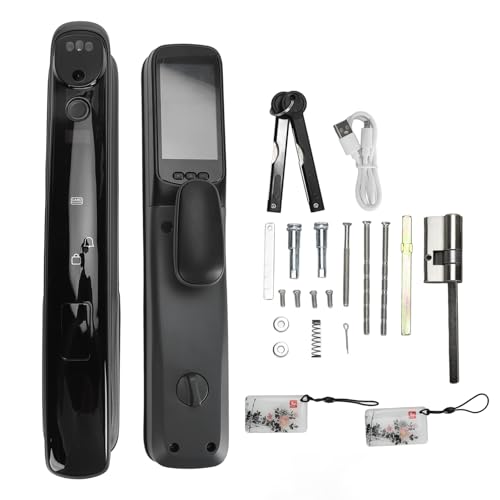 Tür Smart Lock 9 Möglichkeiten zum Entsperren von Fingerabdruckkennwort Swipe Card NFC Key Virtuelle temporäre Passwort Remote App Gesichtserkennung Anti -Pry Alarm niedriger Tür Smart Lock 9 Möglichkeiten zum Entsperren von Fingerabdruckkennwort Swipe Card NFC Key Virtuelle temporäre Passwort Remote App Gesichtserkennung Anti -Pry Alarm niedriger von plplaaoo