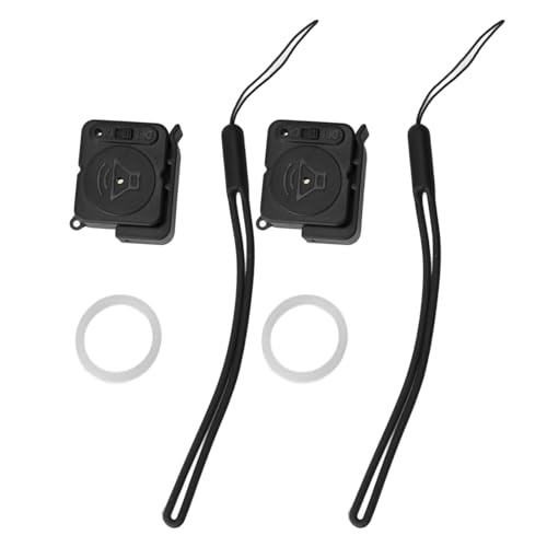 Türgriff Alarm Anti -Diebstahl 2pcs Schwingung ausgelöst tragbarer Fensteralarm für Reisewagen Hotel Haltbares ABS -Material Leichte einfache Installation (Schwarz) von plplaaoo