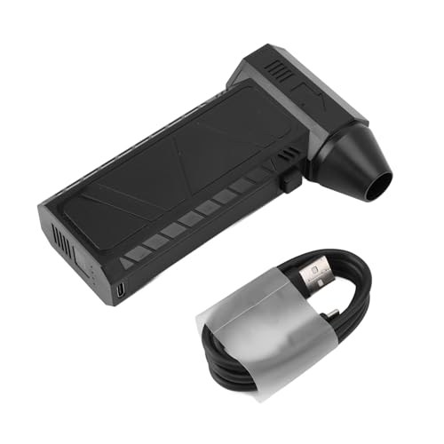Turbo Lüftergebläse Hochgeschwindigkeit 130000 U/min bürstenloser Motor Stille Multi -Geschwindigkeitsverstellbares Handheld Turbo -Gewaltlüfter für Haartrockner und Kühlung ABS von plplaaoo