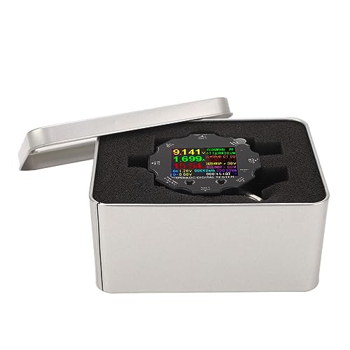 USB -Tester Bluetooth Digital Power Meter 65W Spannungsstromkapazitätsmonitor mit Farbbildschirm für Chargers Power Banken Laptops ABS Material UD18L Modell USB -Tester Bluetooth Digital Power Meter 65W Spannungsstromkapazitätsmonitor mit Farbbildschirm für Chargers Power Banken Laptops ABS Material UD18L Modell von plplaaoo