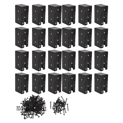Verdeckter Joist Kleiderbügel Stahl pulver beschichtet 24 Pack Heavy Duty Joist Halterung für 2x4 Holzträger Unterstützung Swing Handlauf Deck Zaun Dachbau im Freien für den Verdeckter Joist Kleiderbügel Stahl pulver beschichtet 24 Pack Heavy Duty Joist Halterung für 2x4 Holzträger Unterstützung Swing Handlauf Deck Zaun Dachbau im Freien für den von plplaaoo