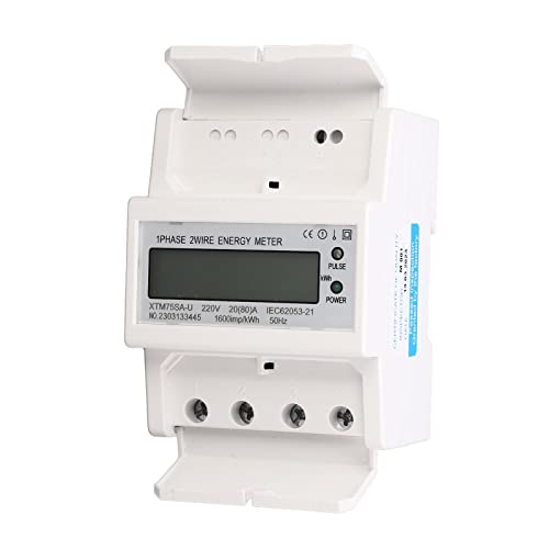 Watt Meter Elektrizitätsnutzung Monitor Stromspannungstester 1 Phase 4p LCD Display DIN Rail Mount Watt Meter Elektrizitätsnutzung Monitor Stromspannungstester 1 Phase 4p LCD Display DIN Rail Mount von plplaaoo