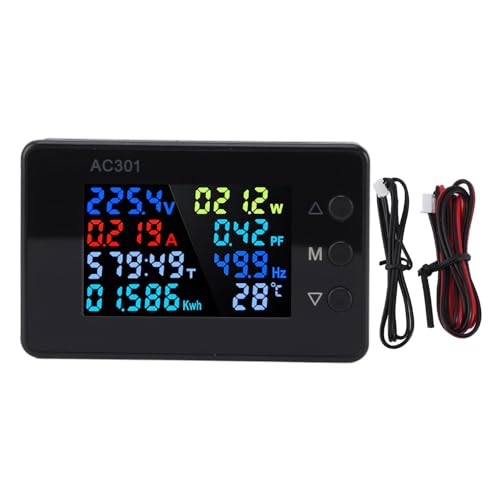 Wechselspannungsstrommesser Digitalanzeige Voltmeter hoher Genauigkeit Stromverbrauch Monitor 50V 300 V 0A 20A KWS AC301L für den Industriegebrauch von Home Industrial Use ABS -PC Wechselspannungsstrommesser Digitalanzeige Voltmeter hoher Genauigkeit Stromverbrauch Monitor 50V 300 V 0A 20A KWS AC301L für den Industriegebrauch von Home Industrial Use ABS -PC von plplaaoo