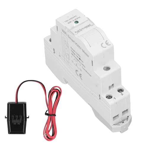 WiFi Smart Energy Meter Echtzeitstromspannungsstromüberwachung 1 Gang Single Control Electric Meter AC WiFi Smart Energy Meter Echtzeitstromspannungsstromüberwachung 1 Gang Single Control Electric Meter AC von plplaaoo