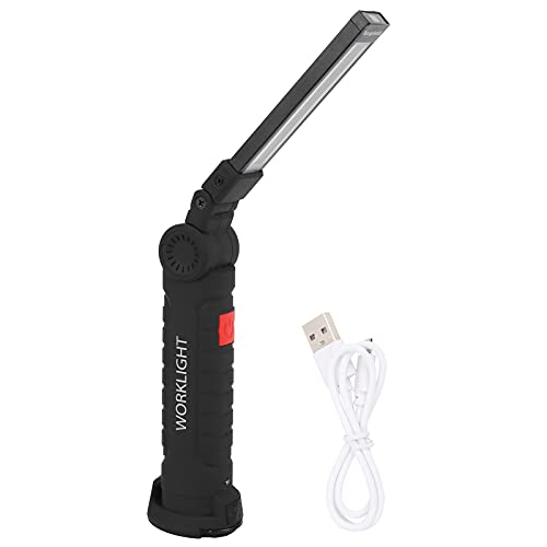 Wiederaufladbare USB -Taschenlampe Multifunktionales Faltenarbeit hell COB LED Camping Taschenlampe Wiederaufladbare USB -Taschenlampe Multifunktionales Faltenarbeit hell COB LED Camping Taschenlampe von plplaaoo