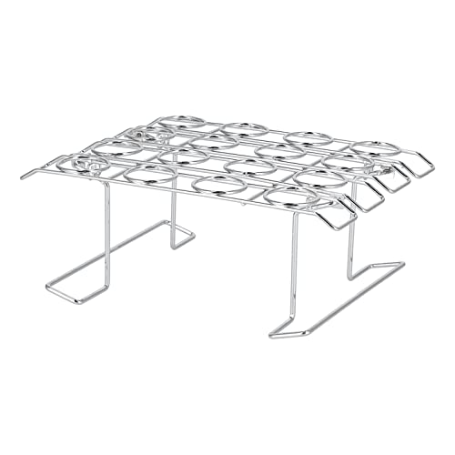 faltbarer Cupcake Cone Rack 16 Löcher Eiscreme-Ausstellungsstand Party-Dessert-Ständer Aufbewahrungsregal, Ice Cream Cone Cupcake Baking Rack, von plplaaoo