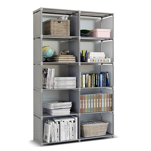 plplaaoo 10 Würfel Ablage Regale Kleider Schrank Bücherregale Bücherregale Heavy Duty Stahlrohr Vliesstoff Große Kapazität Multifunktion ale Heim Organization für Kinder Schrank plplaaoo 10 Würfel Ablage Regale Kleider Schrank Bücherregale Bücherregale Heavy Duty Stahlrohr Vliesstoff Große Kapazität Multifunktion ale Heim Organization für Kinder Schrank von plplaaoo