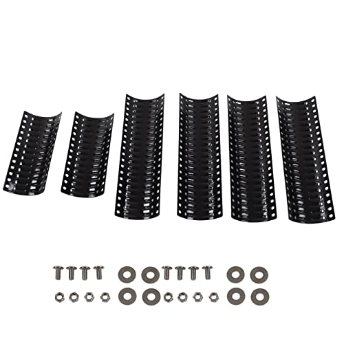 plplaaoo 2 Sets universeller Grill Porzellanwärmeplatte Verstellbare Edelstahl -Wärmeschild -Grill -Ersatzteile von plplaaoo