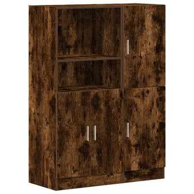plplaaoo 2-TLG. Küchenschrank-Set Räuchereiche Holzwerkstoff von plplaaoo