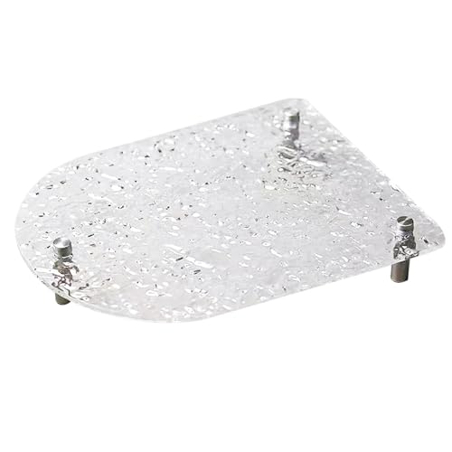 plplaaoo Acrylschlüsselschale elegante moderne Schlüsselhalterschmuck Juwely Lagerorganisator für Eingangsflur Desktop Wohnheimdekoration langlebiges Acrylmaterial 9.17oz (Wasserwelleneffekt) von plplaaoo