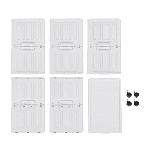 plplaaoo Aufbewahrungsschrank Mehrzweckstapel stapelbarer Plastikablagerungen mit Deckel für Wohnzimmer -Veranstalter von 8 9 oder 10 Teilen (5 Tier) von plplaaoo