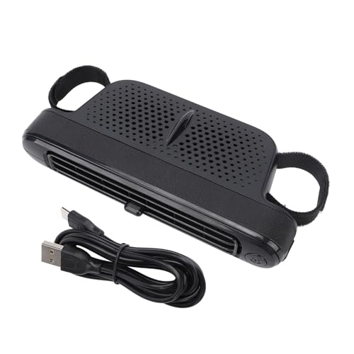 plplaaoo Auto -Rücksitz -Kopfstütze -Lüfterlüfter Blattlosen USB -Kühllüfter 3 -Geschwindigkeit Verstellbarer Winkel für Haustiere Passagiere Abs Material 6.88x2.95x1.34 Zoll (Schwarz) von plplaaoo