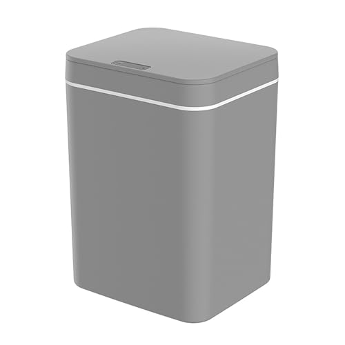 plplaaoo Automatischer Bewegungssensor Müll kann intelligent Badezimmer Müllbehälter mit Deckel 14l Kapazität Stummes Design für Küchen Wohnzimmer Schlafzimmer Plastik 23.5x20x29cm plplaaoo Automatischer Bewegungssensor Müll kann intelligent Badezimmer Müllbehälter mit Deckel 14l Kapazität Stummes Design für Küchen Wohnzimmer Schlafzimmer Plastik 23.5x20x29cm von plplaaoo
