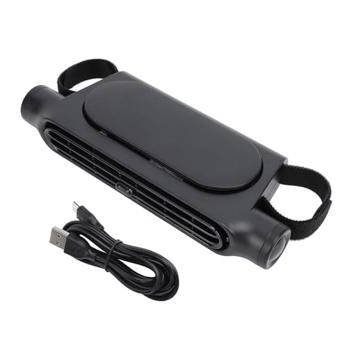 plplaaoo Autositzkühlungslüfter USB Blatteless Angle 3 Geschwindigkeiten Verstellbarer ruhiger Auto -Kopfstützen -Lüfter für Outdoor -Reise (Schwarz) von plplaaoo