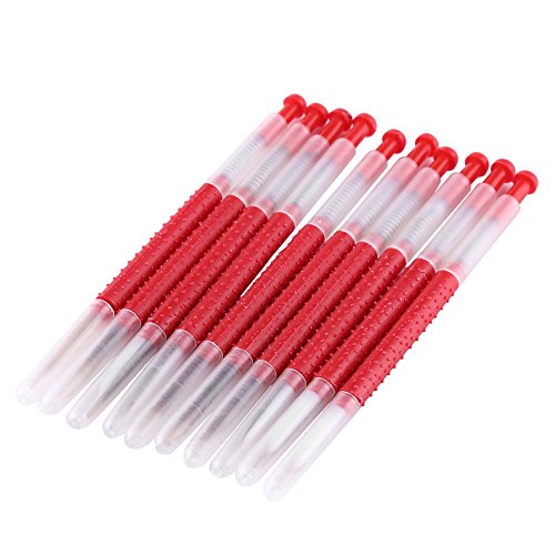 plplaaoo Bienenzucht -Transplantationswerkzeug Königin Aufzucht Tool Chinesisches Transplantationswerkzeug Imkergeräte für Imker aus Kunststoff Red 10pcs von plplaaoo