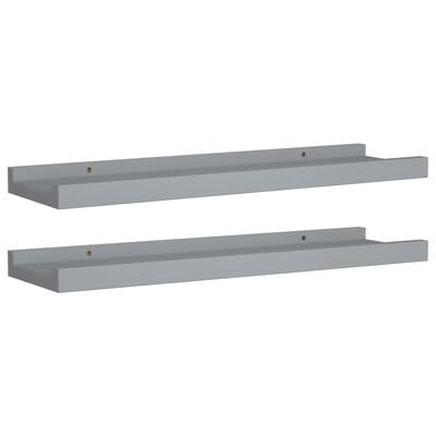 plplaaoo Bilderleisten 2 STK. Grau 40x9x3 cm MDF plplaaoo Bilderleisten 2 STK. Grau 40x9x3 cm MDF von plplaaoo