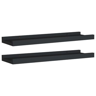plplaaoo Bilderleisten 2 STK. Schwarz 40x9x3 cm MDF plplaaoo Bilderleisten 2 STK. Schwarz 40x9x3 cm MDF von plplaaoo