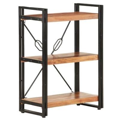 plplaaoo Bücherregal 3 Fächer 60x30x80 cm Akazie Massivholz plplaaoo Bücherregal 3 Fächer 60x30x80 cm Akazie Massivholz von plplaaoo