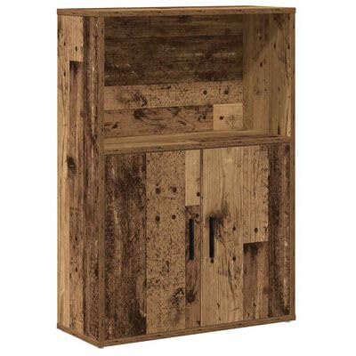 plplaaoo Bücherregal Altholz-Optik 60x24x85 cm Holzwerkstoff von plplaaoo
