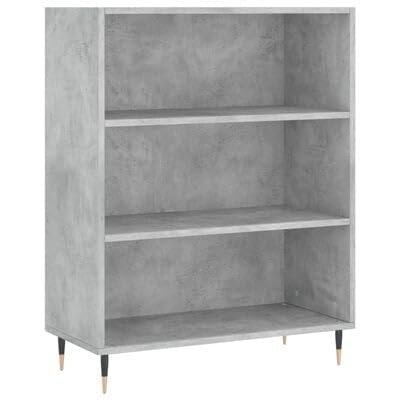 plplaaoo Bücherregal Betongrau 69,5x32,5x90 cm Holzwerkstoff plplaaoo Bücherregal Betongrau 69,5x32,5x90 cm Holzwerkstoff von plplaaoo
