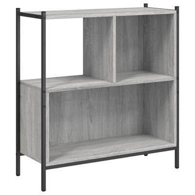 plplaaoo Bücherregal Grau Sonoma 72x28x77,5 cm Holzwerkstoff plplaaoo Bücherregal Grau Sonoma 72x28x77,5 cm Holzwerkstoff von plplaaoo