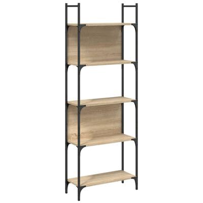 plplaaoo Bücherregal Sonoma-Eiche 155,5x24x166,5 cm Holzwerkstoff plplaaoo Bücherregal Sonoma-Eiche 155,5x24x166,5 cm Holzwerkstoff von plplaaoo