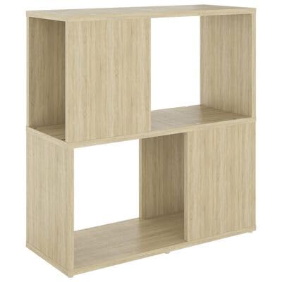 plplaaoo Bücherregal Sonoma-Eiche 60x24x63 cm Holzwerkstoff von plplaaoo