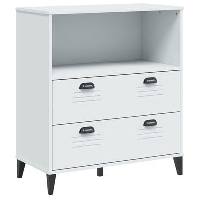 plplaaoo Bücherschrank VIKEN Weiß 80x40x90 cm Holzwerkstoff plplaaoo Bücherschrank VIKEN Weiß 80x40x90 cm Holzwerkstoff von plplaaoo