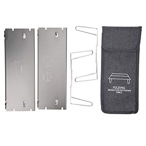 plplaaoo Camping -Klapptisch Ultraleicht tragbare Aluminiumlegierung Picknicktisch kompaktes faltbares Design für Outdoor Camping Wanderung Grau 29,8 x 21 x 8,4 cm inklusive plplaaoo Camping -Klapptisch Ultraleicht tragbare Aluminiumlegierung Picknicktisch kompaktes faltbares Design für Outdoor Camping Wanderung Grau 29,8 x 21 x 8,4 cm inklusive von plplaaoo