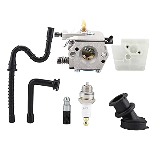 plplaaoo Carburetor -Kit Hochwertiges Metall 024 026 MS240 MS260 Kettensäge enthalten Luftfilter -Zündkerze -Ansaugscheibe Kraftstoffrohr plplaaoo Carburetor -Kit Hochwertiges Metall 024 026 MS240 MS260 Kettensäge enthalten Luftfilter -Zündkerze -Ansaugscheibe Kraftstoffrohr von plplaaoo