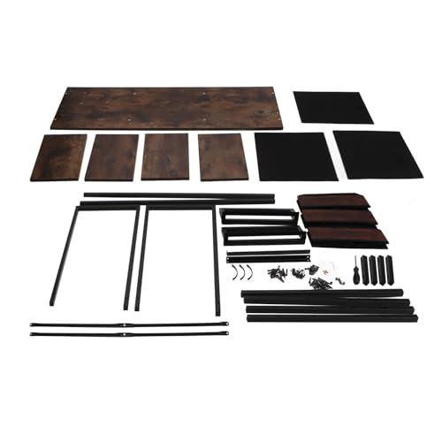 plplaaoo Computertisch Industriestil robuste Struktur mit Aufbewahrungsschubladen Multifunktionales Bürospielstudium Schreibtisch für Heimschlafzimmer plplaaoo Computertisch Industriestil robuste Struktur mit Aufbewahrungsschubladen Multifunktionales Bürospielstudium Schreibtisch für Heimschlafzimmer von plplaaoo