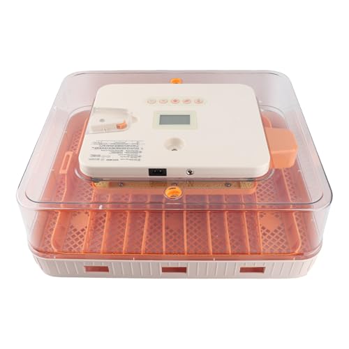 plplaaoo Eierkubatoren zum Schlüpfen von Eier 3in1 LCD Digital Display Programmierbares Luftfeuchtigkeitskontrolle Automatische Ei -Bauer -Eier -Candler -Leuchttabelle für Hühnerente (EU -Stecker) von plplaaoo