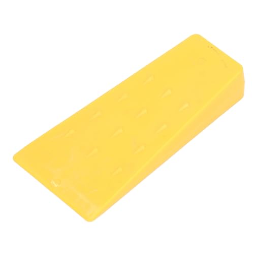 plplaaoo Felling Wedge 5,5 Zoll hohe wirkungsbeständige Holzspaltbaumschneiderkeilprotokollierungsprotokollierungswerkzeug (Orange) (Gelb) von plplaaoo