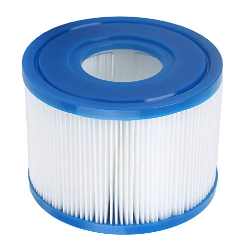 plplaaoo Filterpatronenersatz hohe Qualität langlebiger Schwimmbadfilterpatrone für aufblasbare Pool - - -Haustiermaterial 10,8 cm Durchmesser 115 g Gewicht von plplaaoo