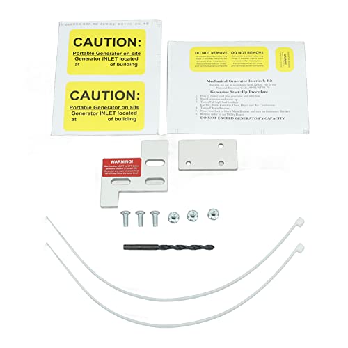 plplaaoo Generator Interlockplatten -Kit -Generator -Steuerungssteuerung Horizontales elektrisches Interlock -Kit für 150A 200a Panel 1‑1/4in plplaaoo Generator Interlockplatten -Kit -Generator -Steuerungssteuerung Horizontales elektrisches Interlock -Kit für 150A 200a Panel 1‑1/4in von plplaaoo