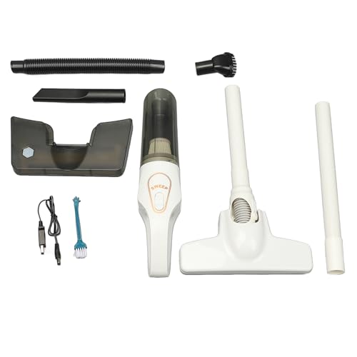 plplaaoo Handheld -Auto -Staubsauger USB -USB wiederaufladbar kabellos tragbarer leistungsstarker Saug 450 ml Abnehmbarer Staubbehälter für Heimreinigung ABS -Material 1150g von plplaaoo