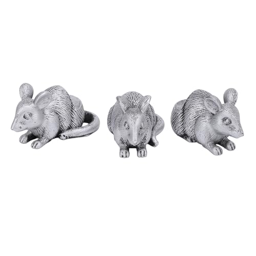 plplaaoo Harz Blumentopf Füße Tierstatuen Pflanzenständer Ative Risers Halter Aufzug für Innenräume im Freien Hausgarten Set von 3 3 (Maus) von plplaaoo