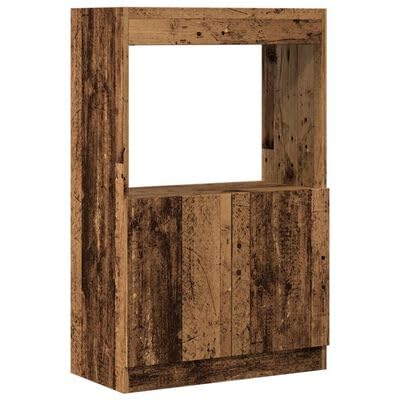 plplaaoo Highboard Altholz-Optik 63x33x100 cm Holzwerkstoff von plplaaoo