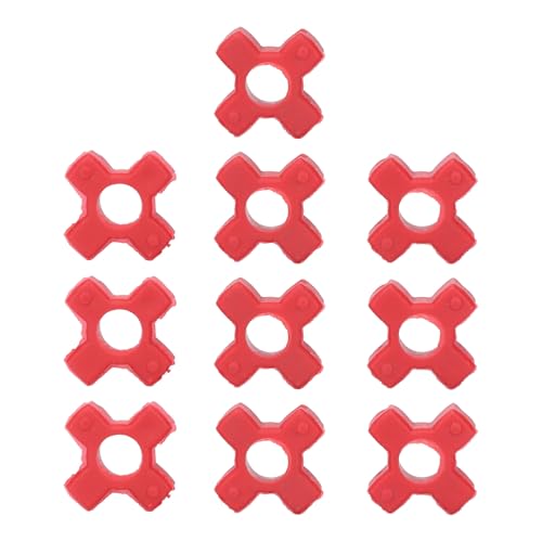 plplaaoo Honigextraktor -Buchsenanschlüsse 10pcs Premium Polyurethan -Pufferkissen rotes Dauerhafter Vibration Reduktion Zubehör für elektrische Honigextraktionsmaschine Vivo Bee V002E von plplaaoo
