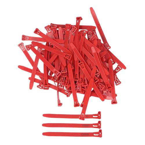 plplaaoo Hühnerbeinbänder nummerierte Tags Wiederverwendbare Geflügelidentifikationsringe für Enten Küken Tauben Gans PP Material 1 100 Pack von 100 (Rot) von plplaaoo