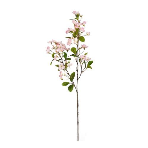 plplaaoo Hydrangea Simulation Blume künstliche Hydrangea Blütendekoration langlebige Kunsthortensee Blume für Home Office Seidengewebe 80 cm 18 Blumenköpfe (Rosa) von plplaaoo