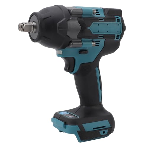 plplaaoo Impact Wrench bürstenloser Motor 21V Lithium -Batterie -Kordelloch -Elektrik -Impact -Schraubenschlüssel mit variabler Geschwindigkeitsauslöser und LED -Licht für DIY -Projekte im von plplaaoo