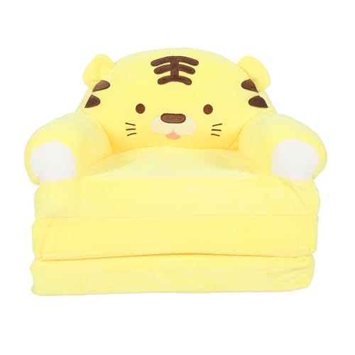 plplaaoo Kinder Klappes Sofa Stuhl Cartoon Schöne Plüsch, weiche Kindercouch für Lesen und Spielzeit im Schlafzimmer Spielzimmer 45,3 Zoll (Typ b) von plplaaoo