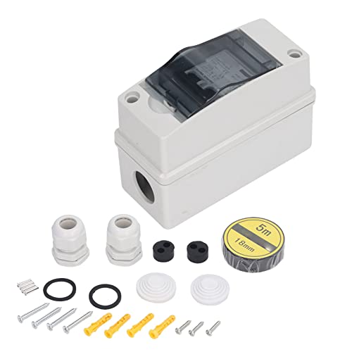 plplaaoo Leistungsschalter 2p 16A IP65 wasserdichtem Solar -Trennschalter mit Verteilungsbox für PV -Systeme und RV Solar Power DC 12 400V AC 90 400 V von plplaaoo