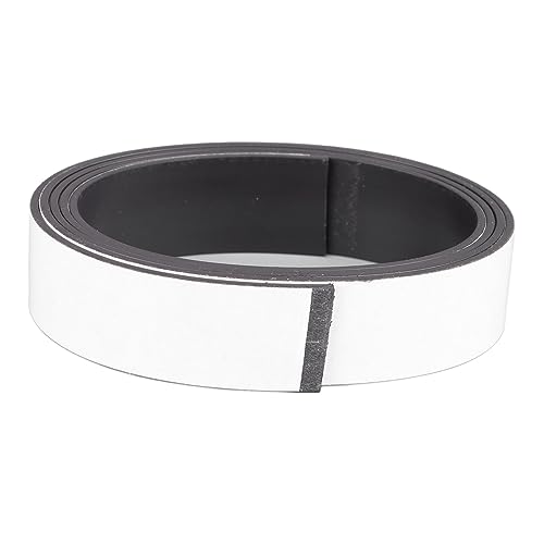 plplaaoo Magnetklebebandrolle Selbstkleber Magnetstreifen weiche flexible Easy Cut DIY Craft Gummi Magnet 10 m Länge 20 mm Breite 1,5 mm Dicke für Haushaltskühlschrank Aufkleber Handwerk von plplaaoo