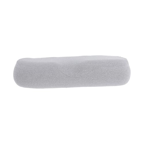 plplaaoo Memory Foam Cervical Neck Kissen Ergonomische langsame Rückprall lindern Ermüdung Abnehmbares Abdeckungshaltekissen Unterstützung für Büro -Heimreise Memory Foam 47 x 17 cm von plplaaoo