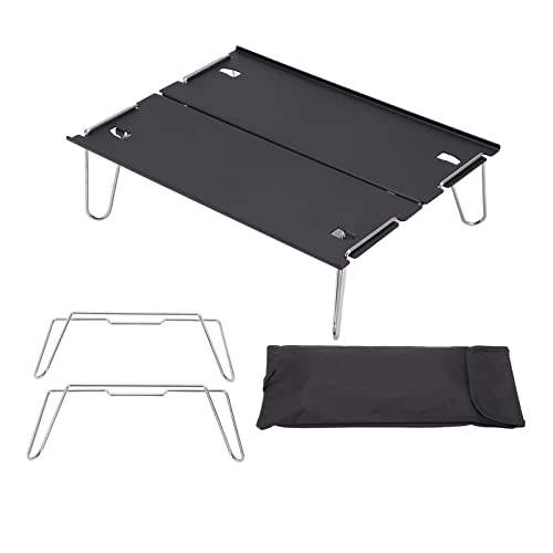 plplaaoo Outdoor -Klapptisch tragbarer Aluminiumlegierung Leichtes Mini -Tisch zum Rucksackcamping -Wandern Carbon Black 11,7in x 8,3in x 3.1 Zoll plplaaoo Outdoor -Klapptisch tragbarer Aluminiumlegierung Leichtes Mini -Tisch zum Rucksackcamping -Wandern Carbon Black 11,7in x 8,3in x 3.1 Zoll von plplaaoo