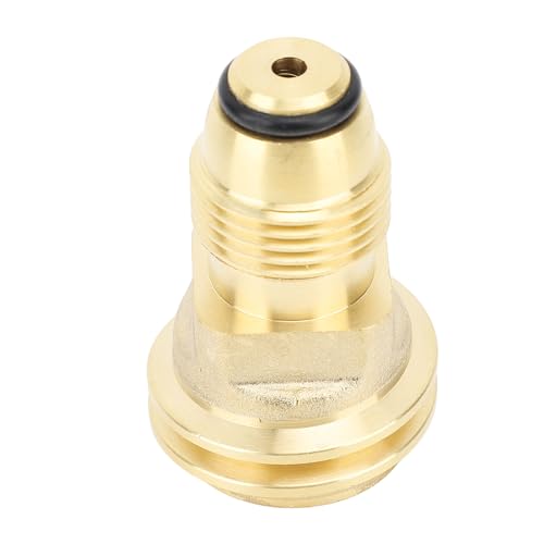 plplaaoo Propantankadapter konvertiert Messing -Anti -Leckage Pol in QCC1 Propanadapter zum Camping im Freien von plplaaoo